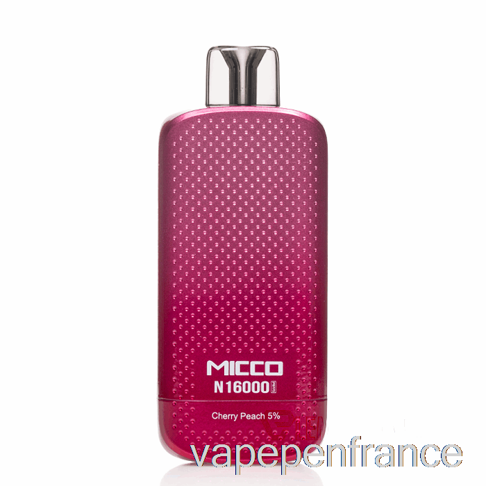 Stylo Vape Jetable Pêche Cerise Horizontech Micco N16000